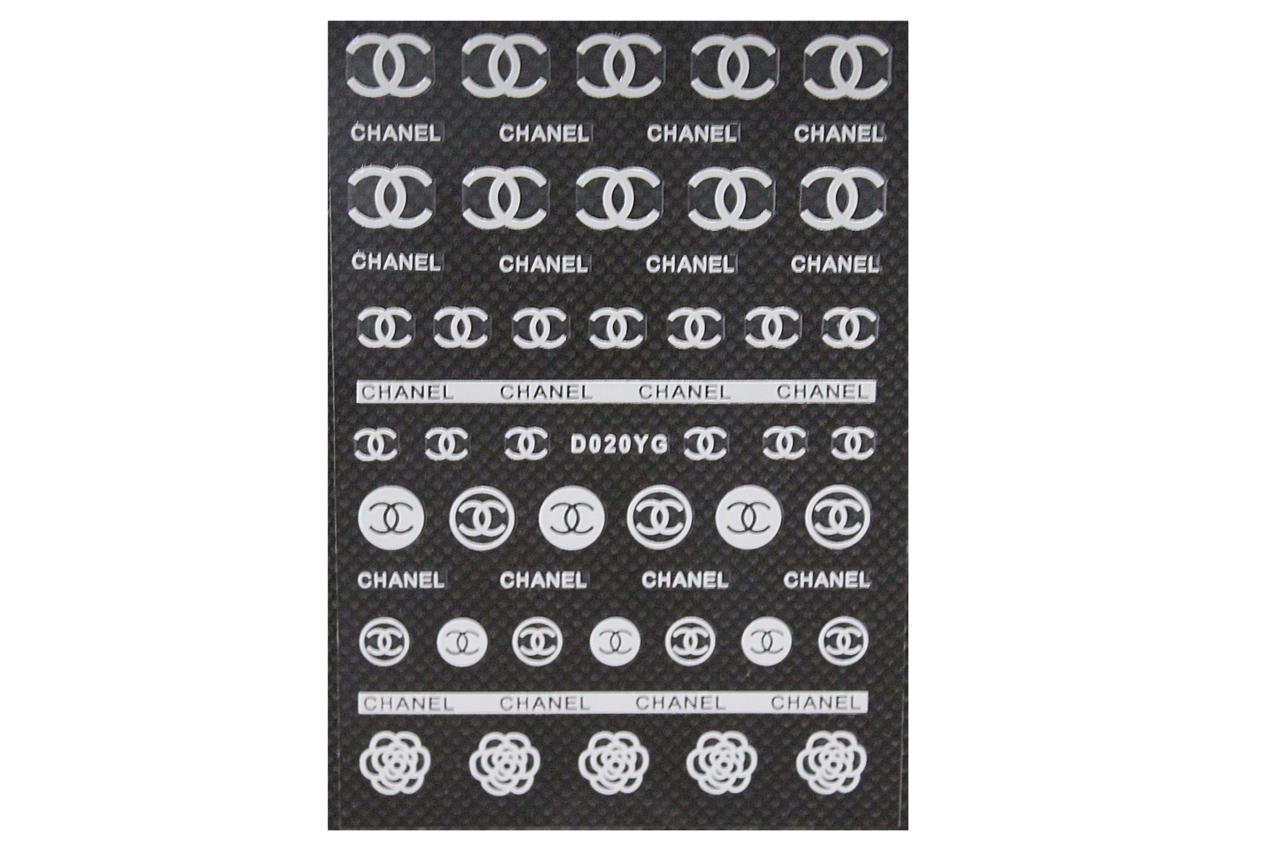  Chanel Nail Stickers